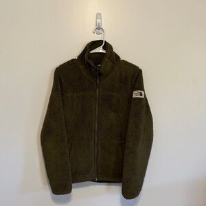 The North Face Dark Green Fleece Performance Jacket
